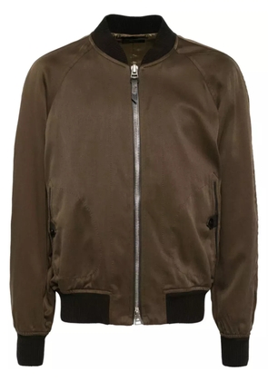 TOM FORD Gabardine jacket - Brown