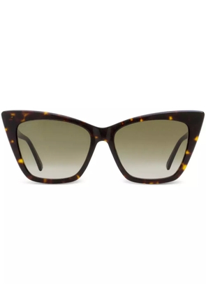 Jimmy Choo Eyewear Lucine cat-eye sunglasess - Brown