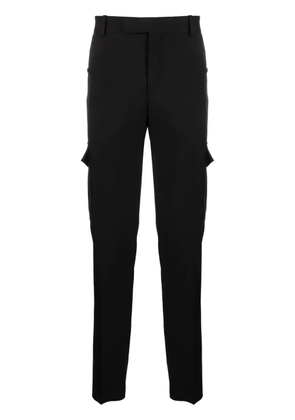 Alexander McQueen tapered-leg cargo trousers - Black