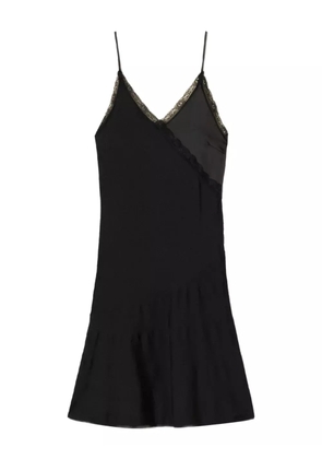 TWINSET lace-trimmed slip dress - Black