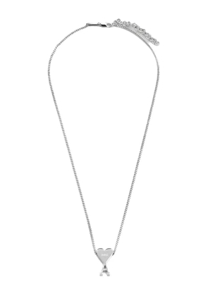 AMI Paris Ami De Coeur pendant necklace - Silver