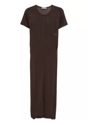 LEMAIRE knitted maxi dress - Brown