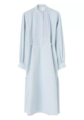 Jil Sander long-sleeve cotton midi dress - White