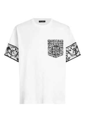 Dolce & Gabbana Majolica-print T-shirt - White