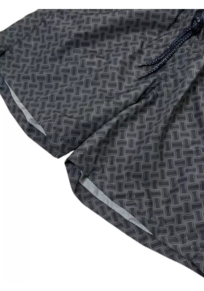 Drumohr patterned drawstring swim shorts - Grey