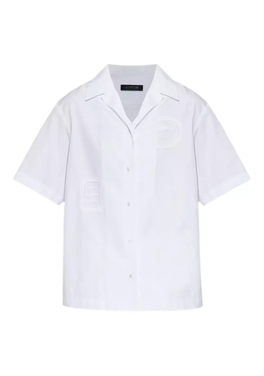 Lacoste logo-patch shirt - White