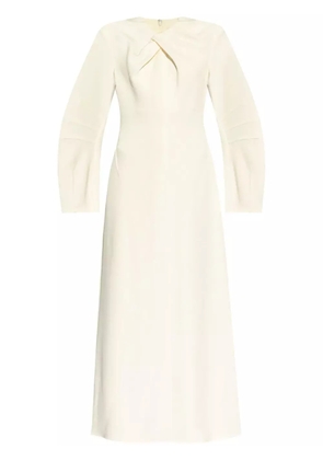 Jil Sander knot-detail maxi dress - White