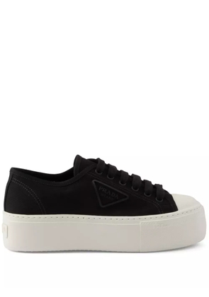Prada lace-up sneakers - Black