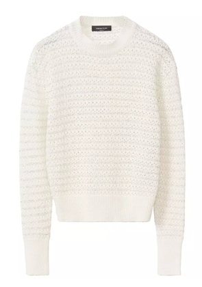 Fabiana Filippi lurex-detail sweater - White
