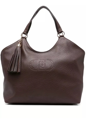 LIU JO tassel-embellished tote bag - Brown