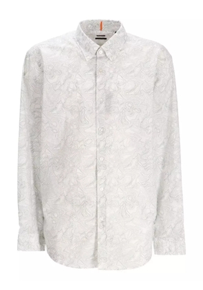 BOSS patterned shirt - Neutrals