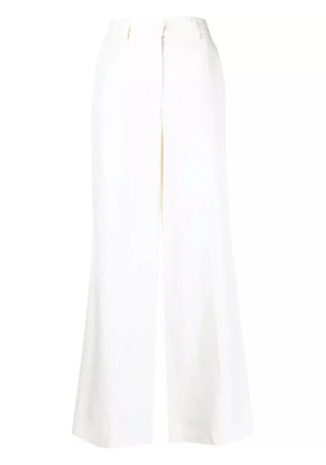 P.A.R.O.S.H. Raisa flared high-waisted trousers - Neutrals