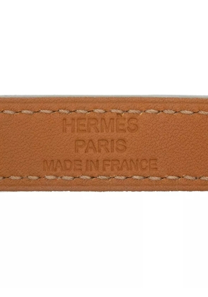 Hermès Pre-Owned 2018 Leather Kelly Double Tour Bracelet costume bracelet - Grey