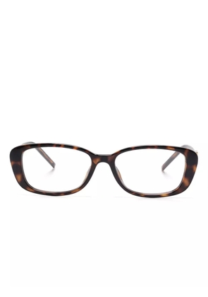 Gucci Eyewear rectangle-frame glasses - Brown