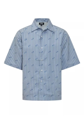 GCDS striped shirt - Blue