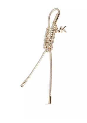 Michael Kors logo-charm keyring - Gold