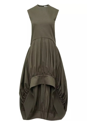 JW Anderson balloon-hem midi dress - Green