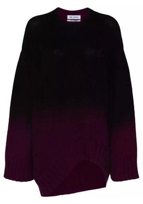 The Attico ombré-effect long-length jumper - Purple