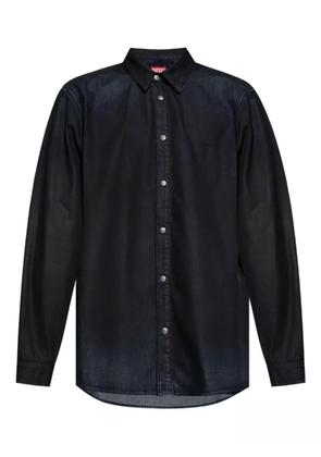 Diesel logo-button denim shirt - Blue