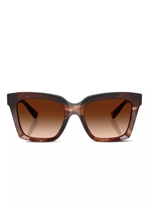 Dolce & Gabbana Eyewear oversized tortoiseshell sunglasses - Brown