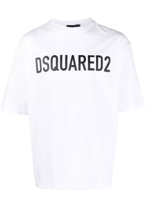 DSQUARED2 logo-print cotton T-shirt - White