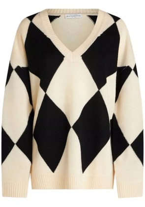 Ballantyne knitted jumper - Neutrals