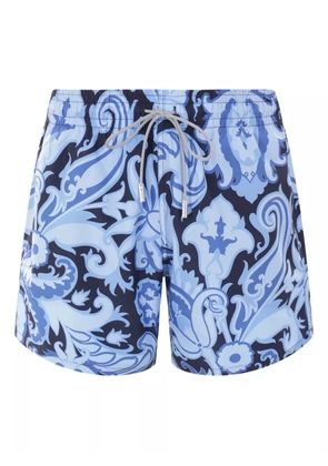 ETRO Paisley-print swim shorts - Blue