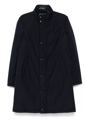 Herno layer-detail coat - Blue