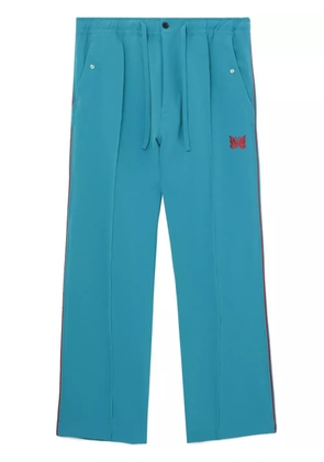 Needles stripe-detail elasticated-waist track pants - Blue