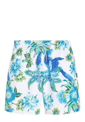 ETRO floral-print swim shorts - White