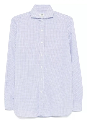 Borrelli checked shirt - Blue