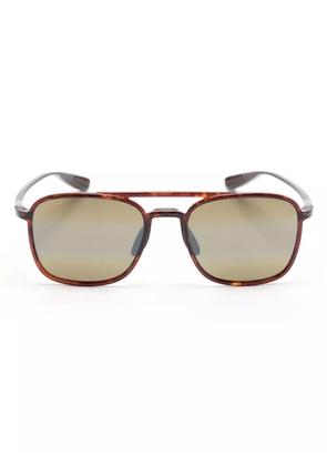 Maui Jim Keokea tortoiseshell pilot sunglasses - Brown