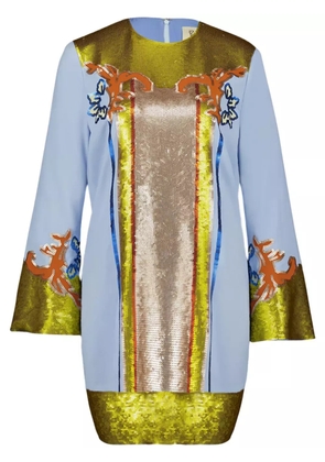 PAULA Hydra mini dress - Blue