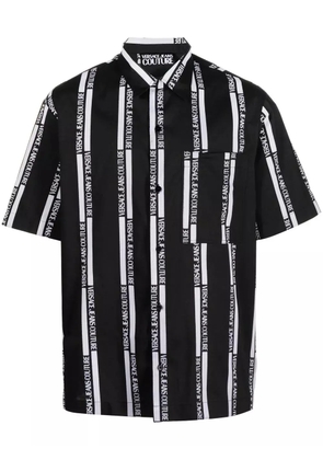 Versace Jeans Couture logo-print short-sleeved shirt - Black