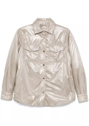 Herno padded shirt jacket - Neutrals
