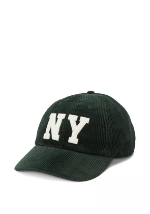 Polo Ralph Lauren NY-appliqué corduroy cap - Green