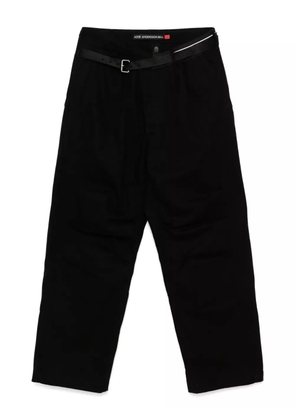Andersson Bell cross-over wide jeans - Black