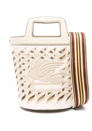 ETRO Pegaso-motif bucket bag - Neutrals