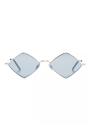 Saint Laurent Eyewear Lisa diamond-frame sunglasses - Silver