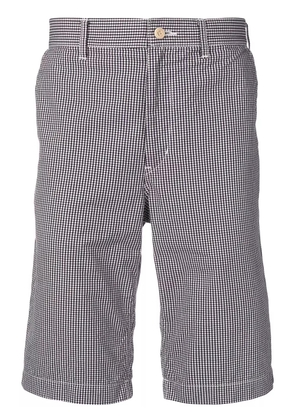 Comme Des Garçons Pre-Owned gingham shorts - Blue