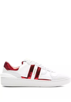 Lanvin Clay stripe low-top sneakers - White