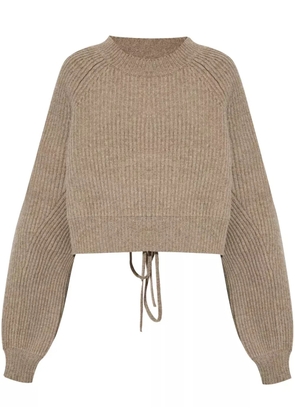 Yohji Yamamoto open-back jumper - Neutrals