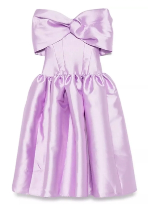Marques'Almeida bow-detail gown - Purple