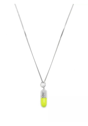 True Rocks silver mini pill pendant necklace