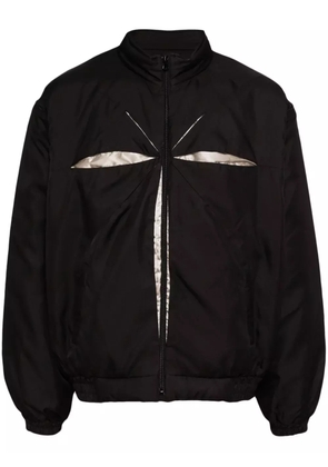 KUSIKOHC Origami zip-up jacket - Black