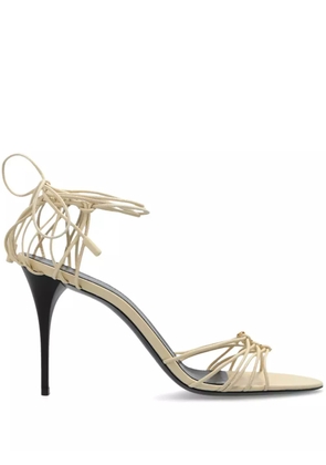 Saint Laurent 90mm Babylone sandals - Neutrals