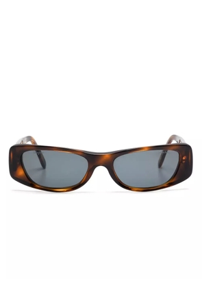 Ferragamo Pre-Owned tortoiseshell-effect sunglasses - Brown