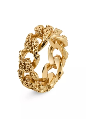 Emanuele Bicocchi chain-link ring - Gold