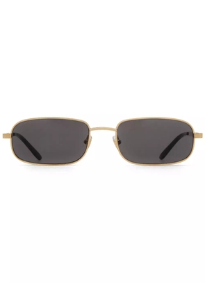 Gucci Eyewear rectangle-frame sunglasses - Gold