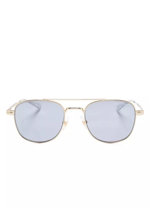 Montblanc pilot-frame sunglasses - Gold